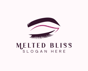 Beauty Lashes Makeup Artist logo design