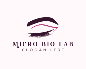 Beauty Lashes Makeup Artist logo design