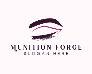 Beauty Lashes Makeup Artist logo design