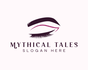 Beauty Lashes Makeup Artist logo design