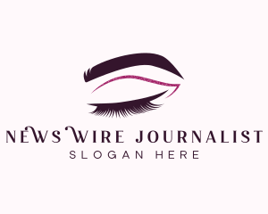 Beauty Lashes Makeup Artist logo design