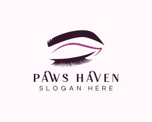 Beauty Lashes Makeup Artist logo design