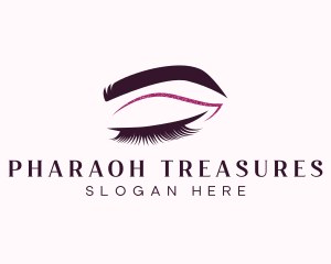 Beauty Lashes Makeup Artist logo design