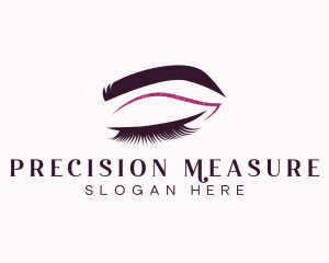 Beauty Lashes Makeup Artist logo design