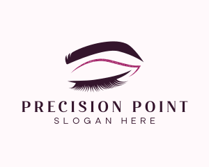 Beauty Lashes Makeup Artist logo design