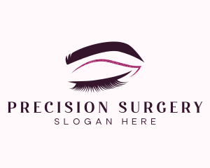 Beauty Lashes Makeup Artist logo design