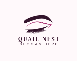 Beauty Lashes Makeup Artist logo design