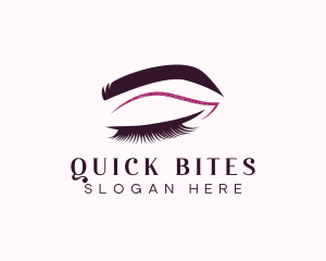 Beauty Lashes Makeup Artist logo design