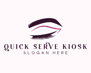 Beauty Lashes Makeup Artist logo design