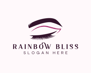 Beauty Lashes Makeup Artist logo design