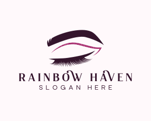 Beauty Lashes Makeup Artist logo design