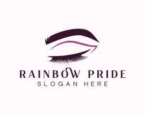 Beauty Lashes Makeup Artist logo design