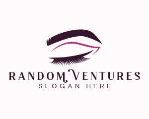 Beauty Lashes Makeup Artist logo design