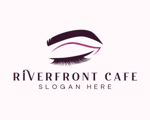 Beauty Lashes Makeup Artist logo design