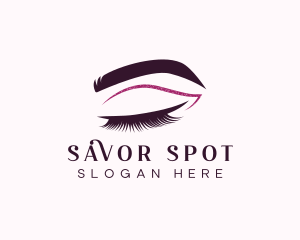 Beauty Lashes Makeup Artist logo design