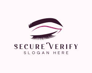 Beauty Lashes Makeup Artist logo design