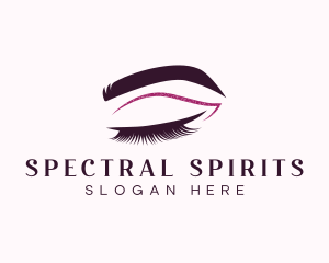 Beauty Lashes Makeup Artist logo design