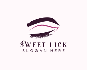 Beauty Lashes Makeup Artist logo design