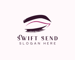 Beauty Lashes Makeup Artist logo design