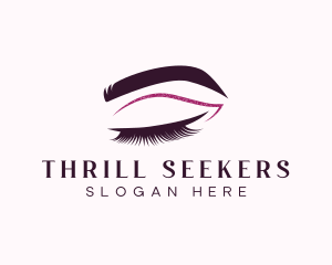 Beauty Lashes Makeup Artist logo design