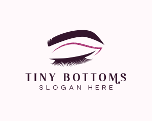 Beauty Lashes Makeup Artist logo design