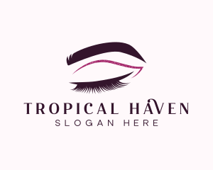 Beauty Lashes Makeup Artist logo design