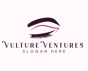 Beauty Lashes Makeup Artist logo design