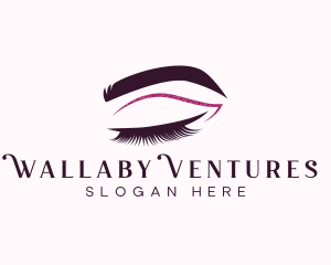 Beauty Lashes Makeup Artist logo design