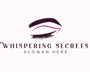 Beauty Lashes Makeup Artist logo design