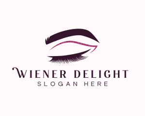 Beauty Lashes Makeup Artist logo design