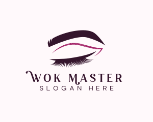 Beauty Lashes Makeup Artist logo design