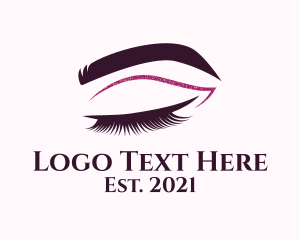 Pretty - Beauty Lashes Makeup Artist logo design