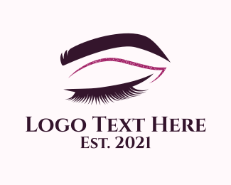 Beauty Lashes Makeup Artist Logo