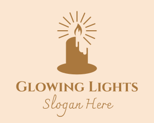 Scented Candle Light logo design