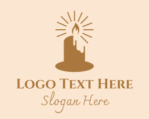 Interior - Scented Candle Light logo design