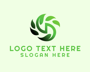 Leafy - Green Cursive Letter D logo design