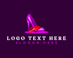 Lady - High Heels Panty Stripper logo design