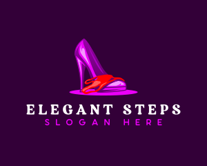 High Heels Panty Stripper logo design