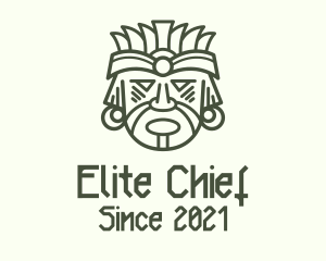 Chief - Mayan War Chief logo design