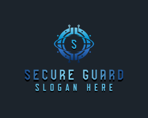 Cybersecurity - Ai Tech Cybersecurity logo design