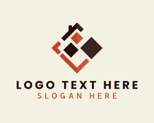 Floorboard - Home Tile Flooring logo design