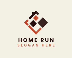 Home Tile Flooring logo design