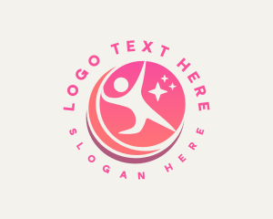 Person - Creative Disco Dance logo design