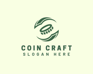 Money Spiral Cash Coin   logo design