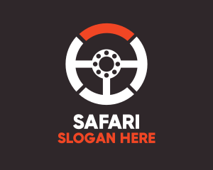 Steering Wheel Automotive Services Logo