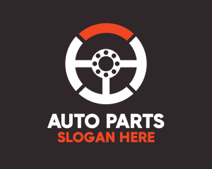 Steering Wheel Automotive Services logo design