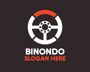Vehicle - Steering Wheel Automotive Services logo design