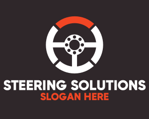 Steering Wheel Automotive Services logo design