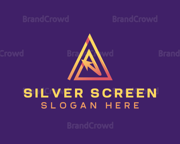 Arrow Triangle Startup Logo