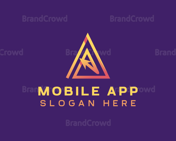 Arrow Triangle Startup Logo